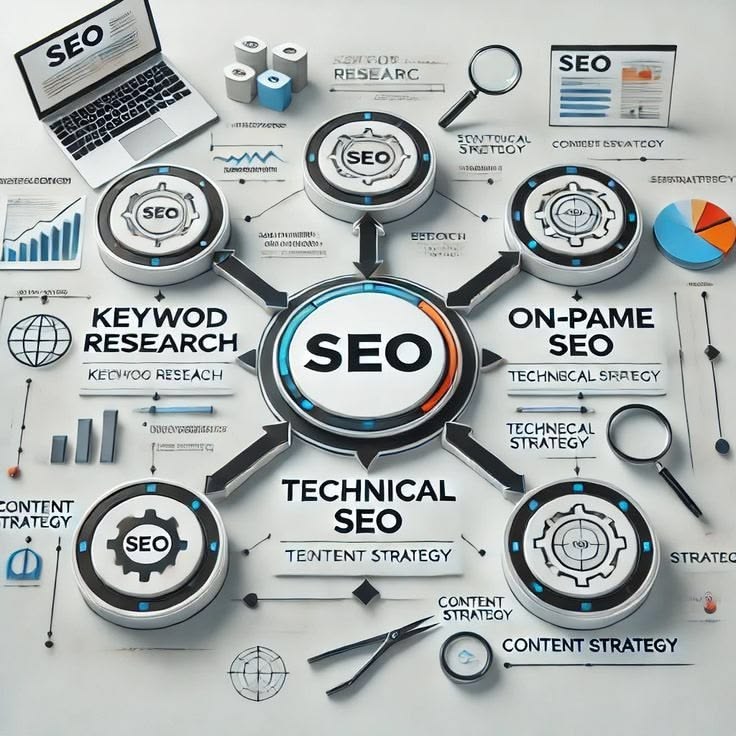 SEO KPIs dashboard and analytics